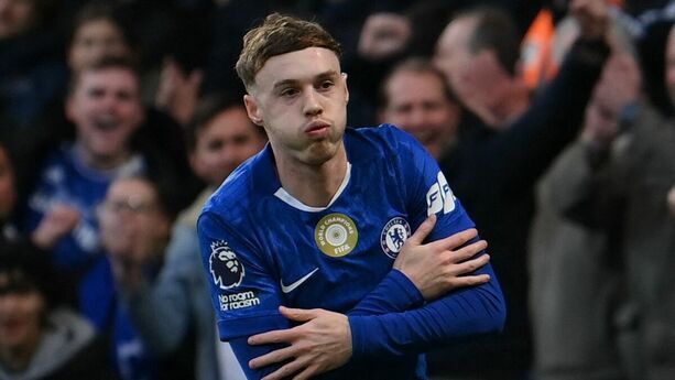 Cole Palmer marcó gol ante el Everton (Reuters)