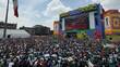 El Fan Fest del Zócalo de la Ciudad de México fue uno de los lugares que reunió a una gran cantidad de aficionados durante el Mundial. FOTO: @mexicoci