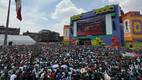 El Fan Fest del Zócalo de la Ciudad de México fue uno de los lugares que reunió a una gran cantidad de aficionados durante el Mundial. FOTO: @mexicoci