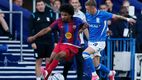 Karim Adeyemi, fichaje del Barcelona, ante el Birmingham (Reuters)