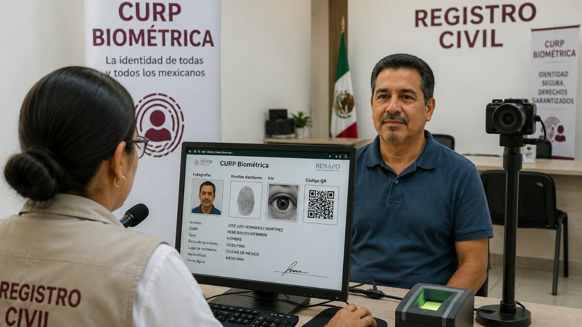 Módulos para tramitar la CURP Biométrica en agosto de 2026. Foto: ChatGPT