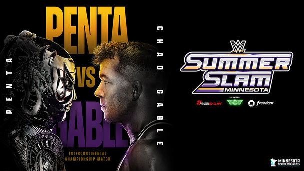 Penta y Chad Gable se encontrarán en Summerslam. (Cortesía WWE)
