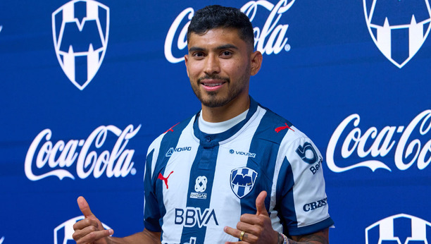 Orbelín Pineda fue presentado con Rayados. (Foto: Mexsport)
