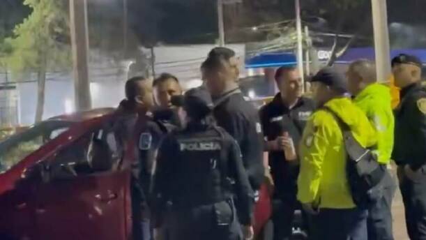 Árbitros denuncian presunta agresión por parte de policías / Captura de pantalla
