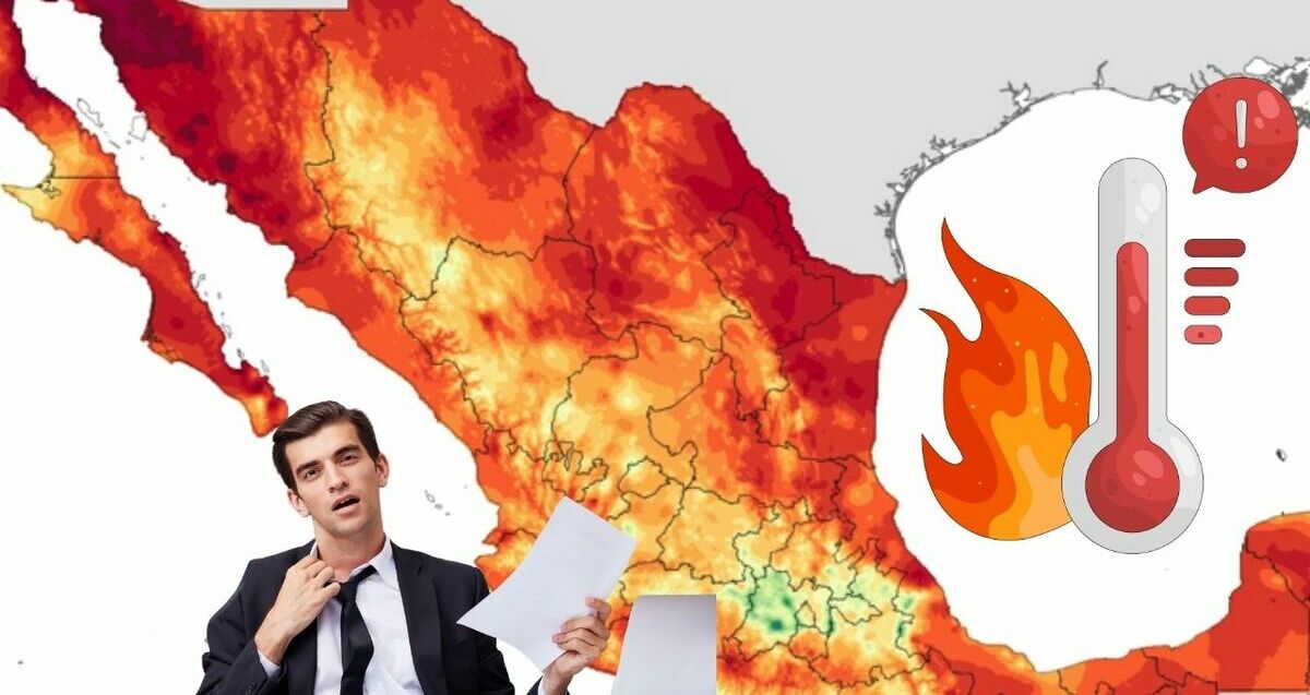 Ola de calor en México persistirá con temperaturas de hasta 45 grados; estos estados serán afectados | Foto: CANVA y CONAGUA