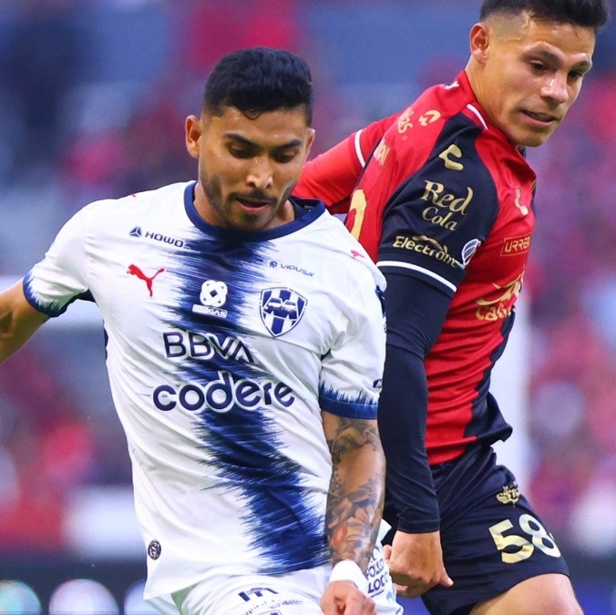 Orbelin Pineda terminó con una fuerte herida tras el Atlas vs Rayados (Imago7)