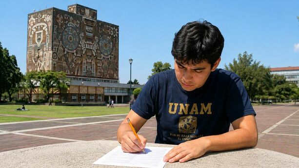 La UNAM aplicará un examen de control a un grupo de aspirantes tras detectar irregularidades en el proceso de admisión. Foto: ChatGPT