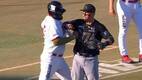 Rodolfo Amador dio su versión sobre la bronca con Danry Vásquez en el Toros vs Acereros. FOTO: Captura
