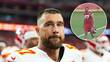 Travis Kelce sorprende por su nuevo estado físico tras su boda con Taylor Swift. FOTO: Reuters / Captura @LangmanVince