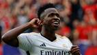 Vinícius Jr. celebra una anotación con el Real Madrid. (Reuters)