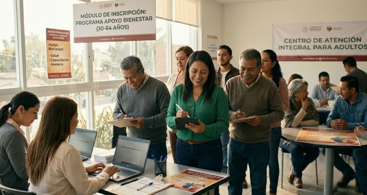 Lanzan convocatoria de apoyo bienestar para hombres y mujeres de 30 a 64 años | Foto: Gemini AI