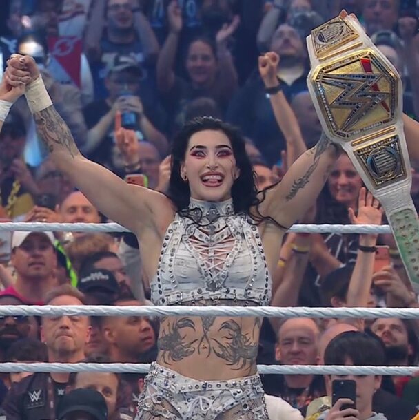 Rhea Ripley es la nueva Campeona de WWE (Captura WWE)