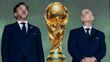Alejandro Domínguez mostró su apoyo a Gianni Infantino (Fotografía: Mexsport)