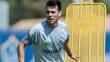 Chucky Lozano, durante su primer entrenamiento con el LA Galaxy. FOTO: @LAGalaxy