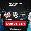 Consulta la previa de FC Cincinnati vs. Pumas para ver EN VIVO Jornada 2 de Leagues Cup 2026.