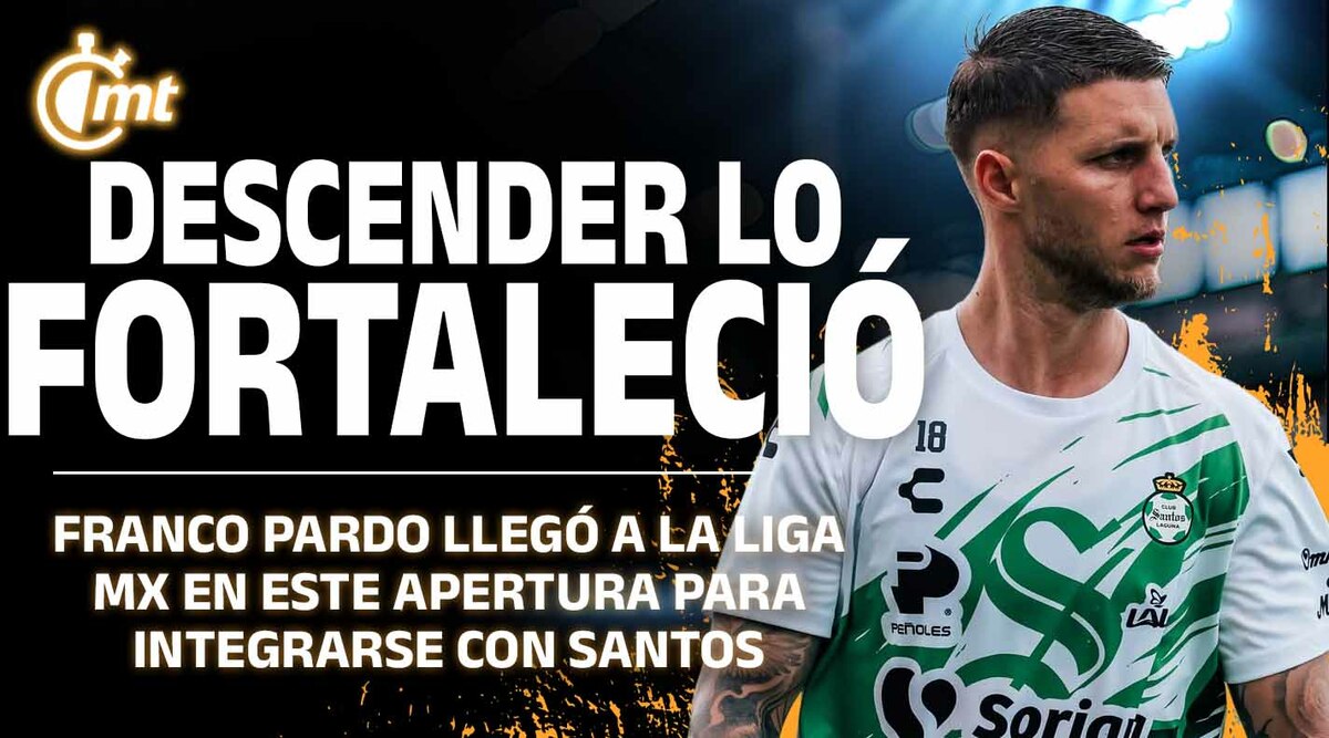 Descender fortaleció a Franco Pardo, hoy futbolista de Santos