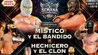 Místico y Hechicero encabezan una de las funciones del CMLL programadas para este fin de semana. FOTO: CMLL