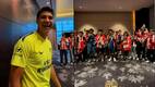 Obed Vargas recibió muestras de cariño en la gira del Atlético de Madrid por Corea del Sur. FOTO: Capturas @atleticodemadrid