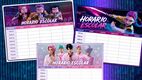 Así puedes personalizar tus horarios escolares con la estética de K-Pop Demon Hunters | Foto: Chatgpt