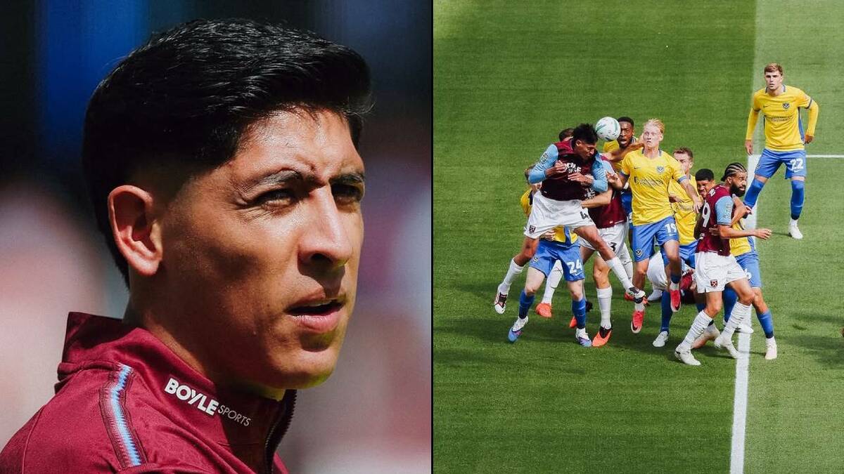 Edson Álvarez regresa con triunfo y titularidad al West Ham en la Carabao Cup. FOTOS: @westham