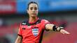 Katia Itzel García dirige un partido de la Liga MX. FOTO: Imago7