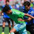 Gallos de Querétaro fue goleado por Seattle Sounders y dice adiós a Leagues Cup. FOTO: @Club_Queretaro