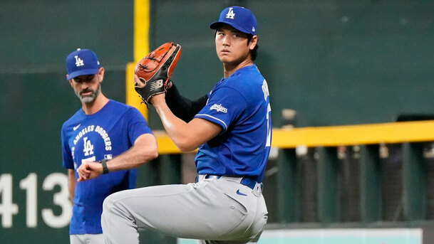 Shohei Ohtani retomó su programa de lanzamiento con los Dodgers. (Foto: MLB.com)