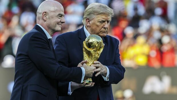 Infantino es apoyado por Trump. (Foto: Mexsport)