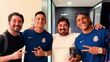 Los jugadores mostraron sus relojes. (Foto: juanma.x2)