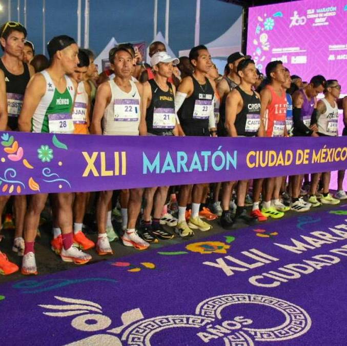 El Maratón de la Ciudad de México es una de las carreras más esperadas del año (@MaratonCDMX)