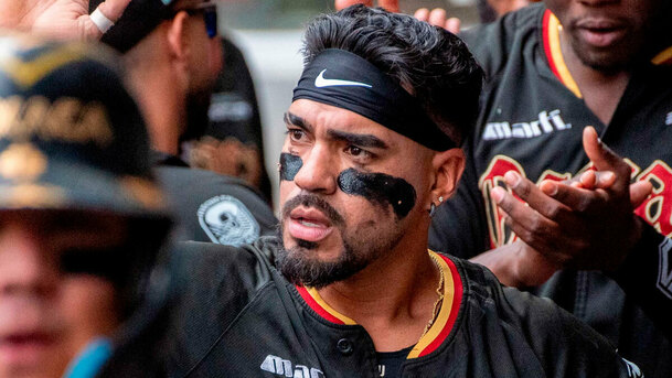 Guerreros y Diablos se enfrentan en el primer juego de playoffs en la historia del Estadio YU'VA. (Foto: Guerreros de Oaxaca)