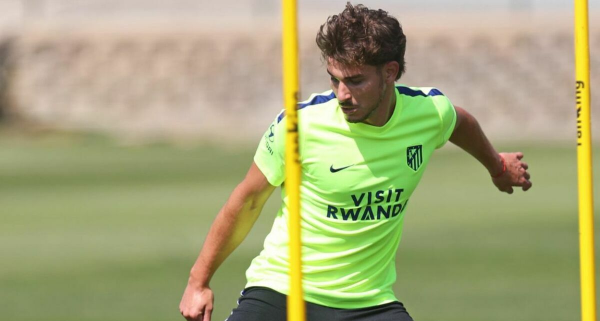 Julián Álvarez trabajo este martes con el Atlético. (Foto: Atlético de Madrid)