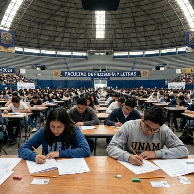 UNAM revela dónde y cuándo será el examen de control para aspirantes | Foto: Gemini