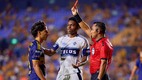 Diego Lainez fue expulsado en el juego entre Tigres y Vancouver Whitecaps (Mexsport)