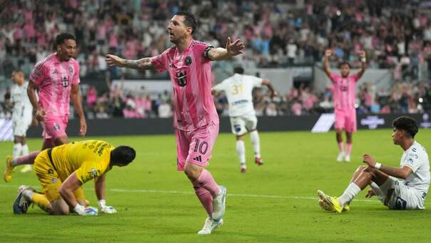 Lionel Messi fue el verdugo del San Luis (Reuters)
