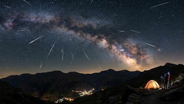 ¿Cuándo ver la lluvia de estrellas perseidas 2026 en México? | Foto: Gemini