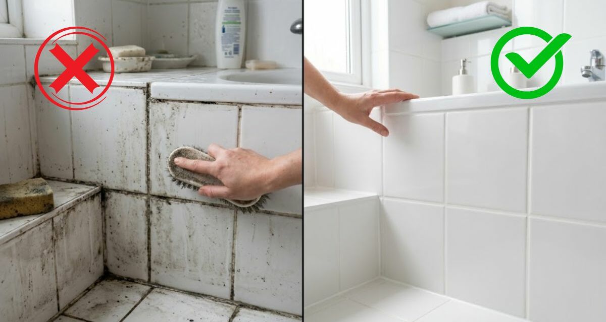 Así puedes devolverle a las juntas del baño su aspecto original | Foto: Gemini