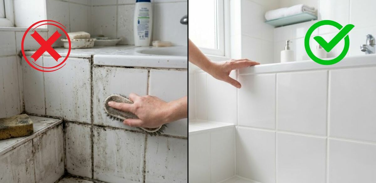 Así puedes devolverle a las juntas del baño su aspecto original | Foto: Gemini
