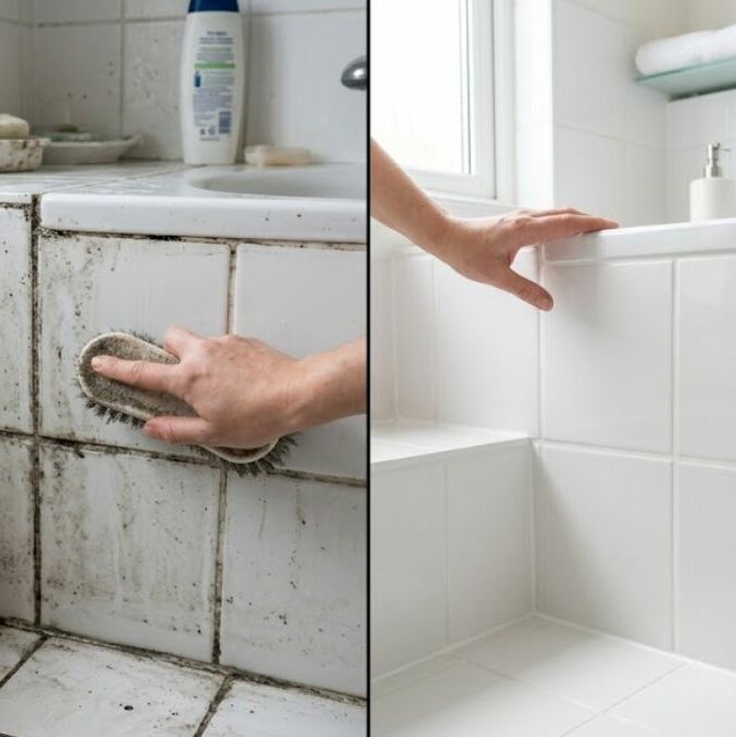 Así puedes devolverle a las juntas del baño su aspecto original | Foto: Gemini