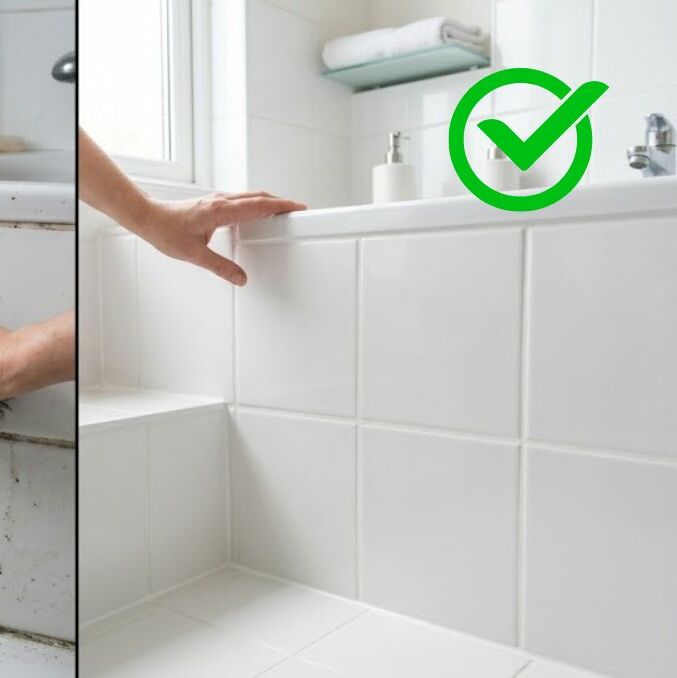 Así puedes devolverle a las juntas del baño su aspecto original | Foto: Gemini