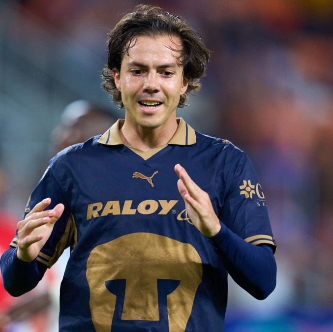 Sebastián Córdova, jugador de Pumas (Mexsport)