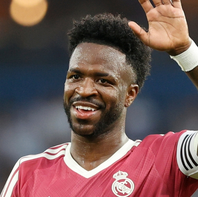 Vinícius Jr. fue capitán del Real Madrid (EFE)