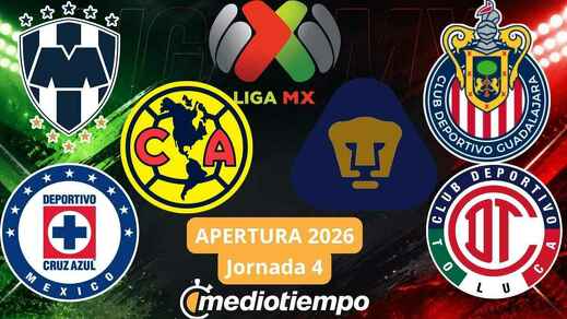 Apertura 2026 Calendario Jornada 4 regreso de la Liga MX (FOTO: Especial)