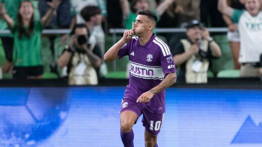 Myrto Uzuni empató el encuentro ante el América (Fotografía: Mexsport)