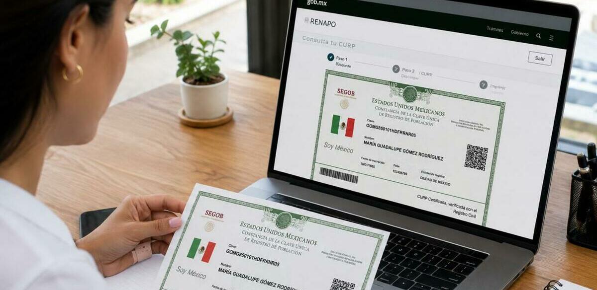 ¿Cómo obtener la CURP en línea? Así puedes descargarla e imprimirla. Foto: ChatGPT