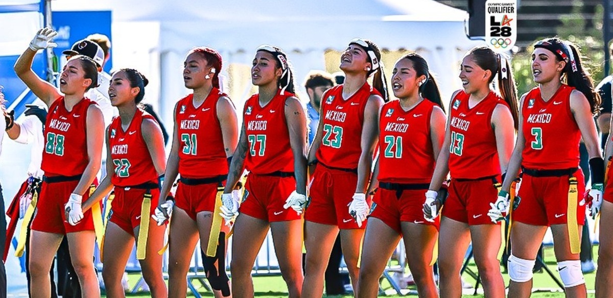 La Selección Mexicana Femenil de Flag Football está brillando (X @IFAFMedia)