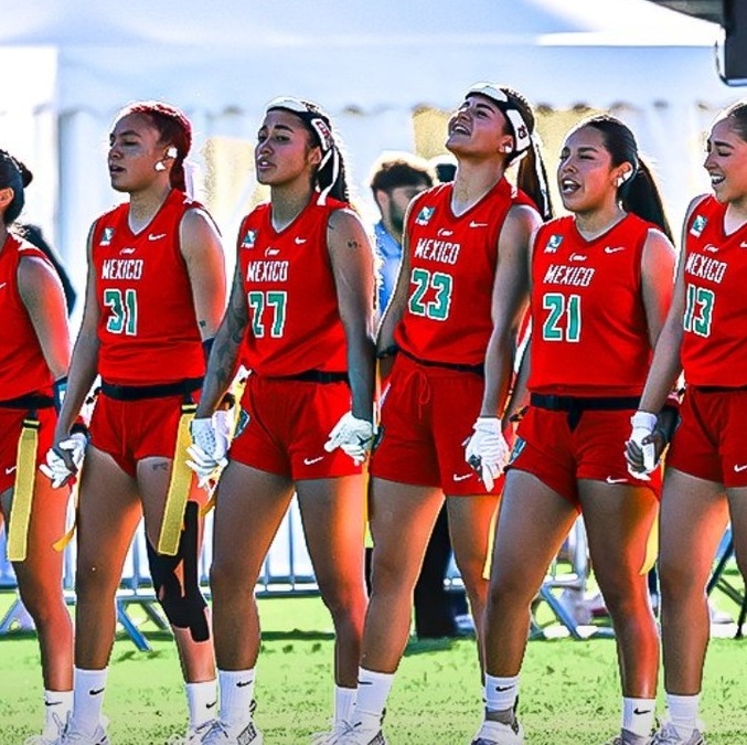 La Selección Mexicana Femenil de Flag Football está brillando (X @IFAFMedia)