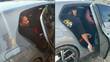 Gullit Peña fue captado mientras tiraba una bebida alcohólica desde un automóvil. FOTOS: Capturas