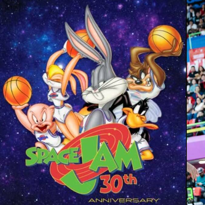 La nostalgia por Space Jam llegará a las duelas de la Ciudad de México de la mano de los Diablos Rojos de Basquetbol. FOTOS: @diablosrojosbasquetbol