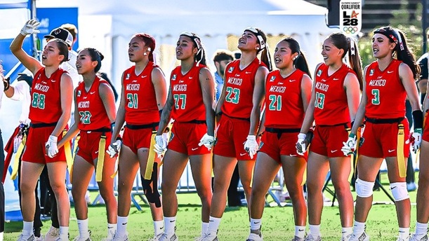 La Selección Mexicana Femenil de Flag Football está brillando (X @IFAFMedia)